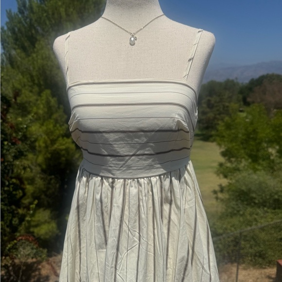 NWOT Petal & Pup Cream Thin Strap Maxi Dress - Picture 2 of 8